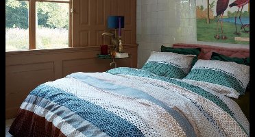 At Home by Beddinghouse Variety Dekbedovertrek -  Lits-jumeaux - 240x200/220 cm - Steenrood