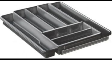 Rotho bestekbak DOMINO antraciet