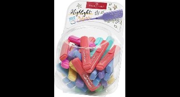 FABER-CASTELL Textmarker TEXTLINER 1546 PASTELL, Display