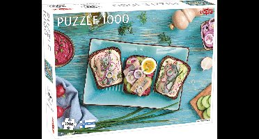 Tactic Danish Sandwich – Puzzel – 1000 stukjes – Scandinavische Food Art – Strak en Rustgevend Ontwerp – Hoogwaardige Scandinavische Kwaliteit