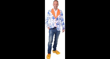 Magic Design Verkleedcolbert Holland Polyester Blauw/oranje Maat Xs