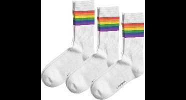 Björn Borg unisex core 3P sokken pride wit
