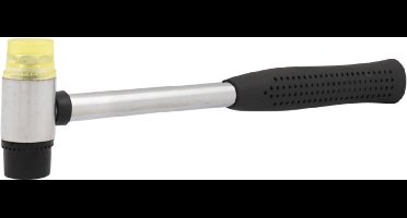 Topgear Uitdeukhamer - 25 mm kop - Rubberen grip - Kunststof en rubberen doppen