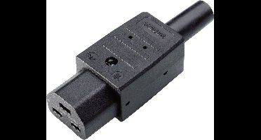 Kaiser 764/sw/C Apparaatstekker (C16A) 764 Bus, recht Totaal aantal polen: 2 + PE 16 A Zwart 1 stuk(s)