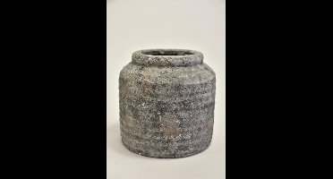 Pot ''Raw'' 16x16x16cm Grey