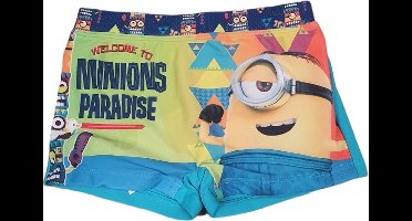 Minions zwembroek maat 98 full print  geel