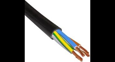 VMVL kabel 5x2,5 - zwart per rol 100 meter