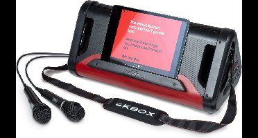 Bigben Party KBOX - Draagbare Bluetooth speaker met lichteffecten - Inclusief 2 microfoons