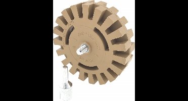 Hofftech - Folie/Stickerverwijderaar - Caramelschijf - 100 mm