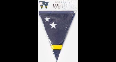 PE vlaggenlijn slinger Curaçao, lengte 10 meter