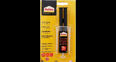 Pattex Epoxylijm - 2x5gram - Draagkracht tot 130 kg - Geschikt voor hout, metaal, steen, keramiek en plastic