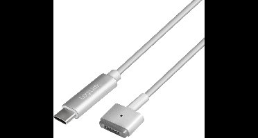 LogiLink PA0226 USB-kabel 1,8 m USB C MagSafe 2 Zilver