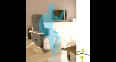 Verplaatsbare transferpaal Gripo™: Apart Optie: driehoekige handgreep