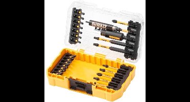 DEWALT ACCESSOIRES 25-DELIGE FLEXTORQ SCHROEFBITSET | IN TOUGH CASE - DT70744T-QZ