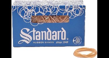 Elastiek Standard Rubber Bands 19 90x1.5mm 500gr 1480 stuks bruin | 10 stuks