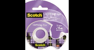 Scotch Gift Wrap tape ft 19 mm x 15 m, op blister 12 stuks