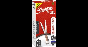 Sharpie S-gel roller, medium punt, per stuk, geassorteerde metallic kleuren