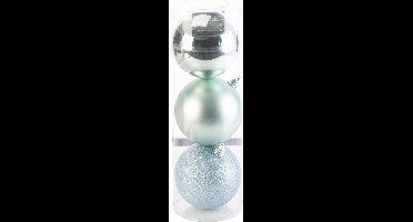 Cosy&Trendy XL Kerstbal mint - Ø 15 cm - Set-3