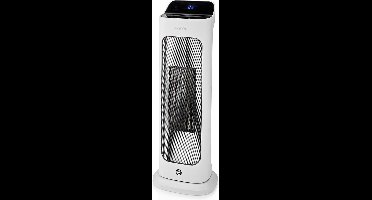 Nedis Keramische PTC-Ventilatorkachel - 1400 / 2000 W - 2 Verwarmingsmodi - Instelbare thermostaat - Draait automatisch - Oververhittingsbeveiliging - Omvalpreventie - Afstandsbediening - Timer