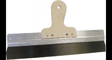 Super Prof spackmes alu/rvs 285mm met houten handgreep