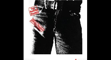 The Rolling Stones Sticky Fingers Art Print 40x40cm | Poster