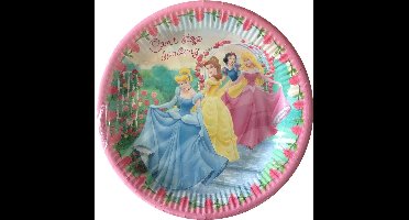 PROCOS - 10 Disney Dancing Princesses borden van karton - Decoratie > Borden