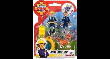 Brandweerman Sam Speelfiguren - Penny, Jodie en Lion