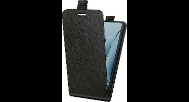 Just in Case hoesje geschikt voor OnePlus 10 Pro - Flip Case met Pasjeshouder - Zwart