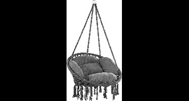 Detex Hangstoel 2 Kussens - Belastbaar tot 150kg Ø 60 cm - Antraciet