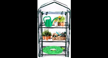 Kinzo Garden - Plastic broeikas - 3 verdiepingen - 69 x 49 x 125cm - Groen