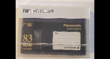 Digital Video Cassette for Professional mini DV