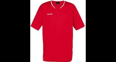Spalding Move Shooting Shirt Kinderen - Rood / Wit | Maat: 152