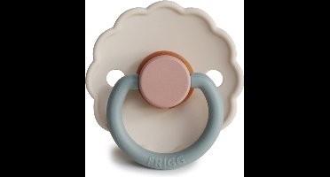 Frigg fopspeen - maat 1 0-6 maanden - 1 stuk - daisy - cotton candy