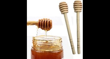 *** 2x Houten Honing Lepel - Dipper Honing Lepel Heble® - Praktische keuken tools - van Heble® ***