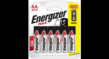 Energizer Max AA Alkaline 4+2 Single-use battery