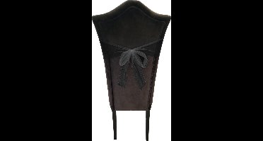 Tule stof op rol - zwart - 30cm x 9meter - Organza/mesh decoratie stoffen