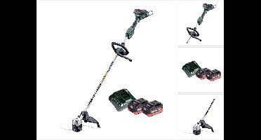 Metabo FSD 36-18 LTX BL 40 Accu-borstelfrees 36 V ( 2x 18 V ) rondgreep borstelloos + 2x accu 8.0 Ah + lader