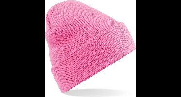 New Age Devi - "Roze 'Original Cuffed Beanie' - Perfect voor winterse dagen!"