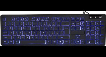 Multimedia toetsenbord (zwart) met BackLight