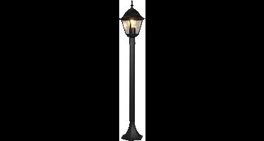 TRIO LIVENZA - Paalverlichting - Zwart mat - excl. 1x E27 4W - Buitenverlichting - IP44