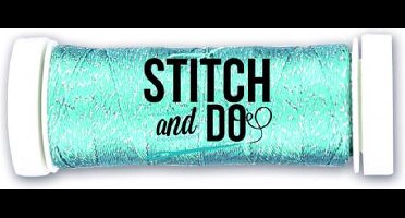Turquoise Sparkles Thread Stitch and Do