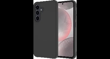 Hoesje - Geschikt voor Samsung Galaxy S24 - Sterk & Shockproof - Hoes Cover - Siliconen Case - Zwart