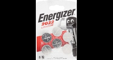 Energizer Batterij Knoopcel Lithium 3v Cr2032 6 Stuks