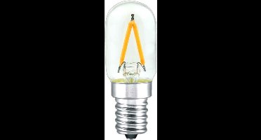 Ledmaxx LED filament buislamp 1.5W 180lm 2200K helder Niet-Dimbaar T22x60 | E14 | Zeer Warm Wit | 1.5 watt | 15.000 Branduren