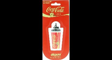 Coca-Cola Vanilla Auto Luchtverfrisser – Rode Auto Geurhanger – Verfrissende Vanille Cola Geur voor Auto, Camper & Interieur