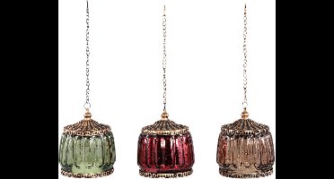 PTMD Dyba set van 3 LED lantaarns - ook hangend te gebruiken | lichtjes op batterij