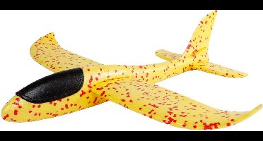 Vliegtuig foam speelgoed 48cm multicolor - Sun Fun gooi vliegtuig.