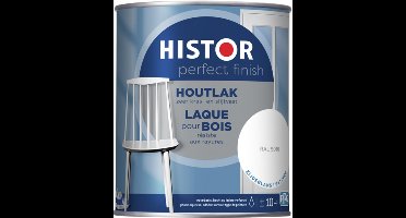 Histor Perfect Finish Houtlak Zijdeglans - Krasvast & Slijtvast - Dekkend - 0.75L - RAL 9016 - Verkeerswit