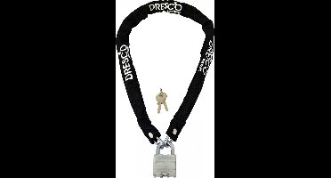 Dresco Kettingslot 90cm - Rond 5mm - Zwart