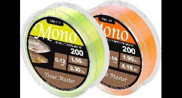 Trout Master - Lijn Nylon Hi-Vis mono 200m - SPRO